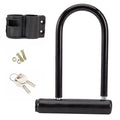 Bike U-Lock Heavy Duty Bicycle Locks Anti Theft Bicycle Secure Locks with Keys
