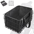Zacro Bike Basket, Folding Bicycle Rear Basket